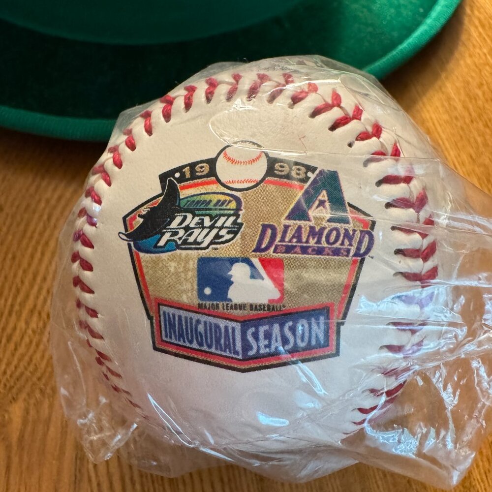 Arizona Diamondbacks and Tampa Bay Devil Rays Inaugural Commemorative Baseball -